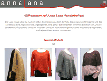 Tablet Screenshot of annalana.ch
